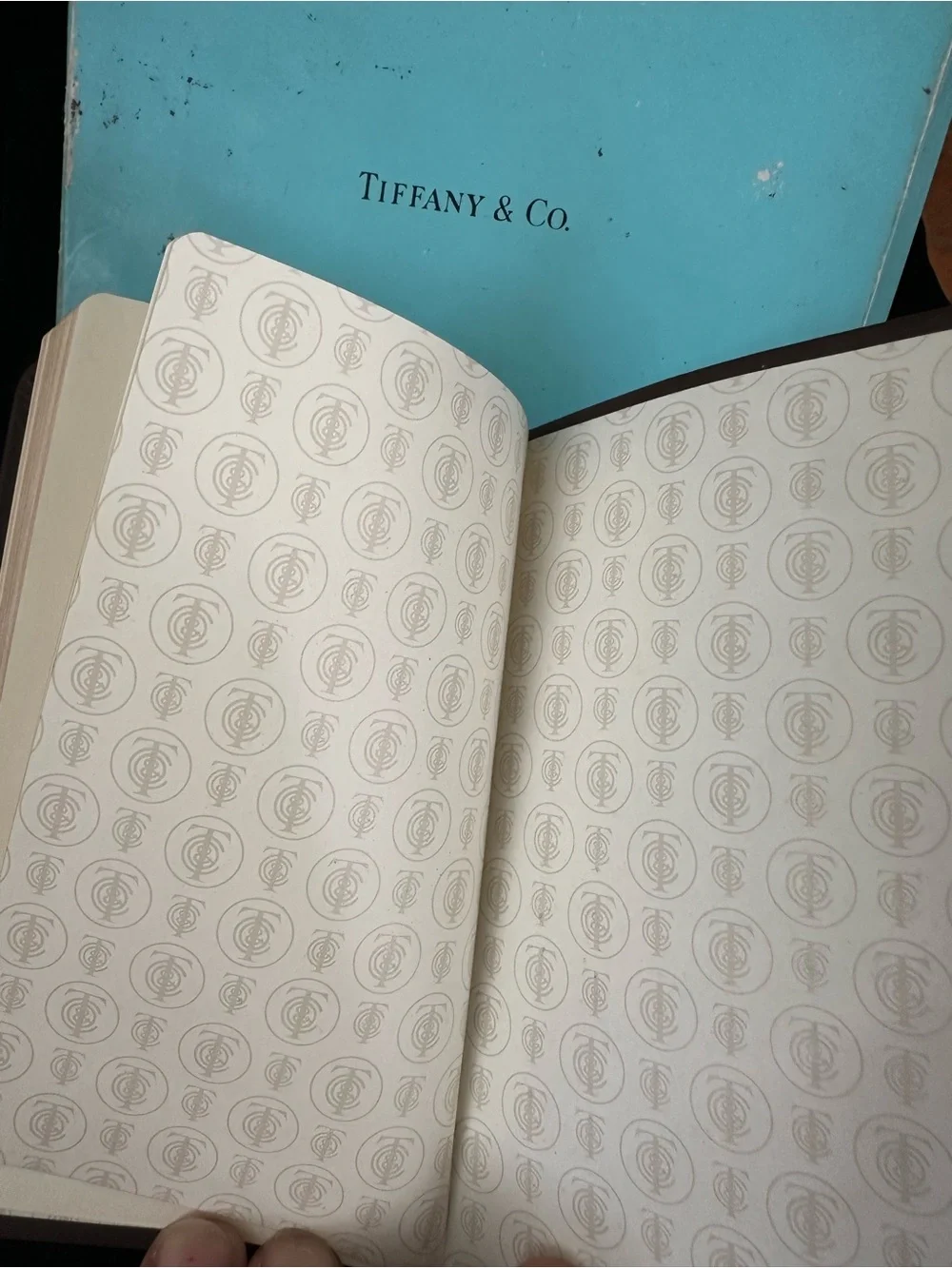 Tiffany and Co. Leather Notebook